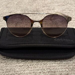 Carrera Sunglasses with Gold Frame and Case